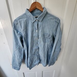 Old Navy Light Blue Denim Shirt